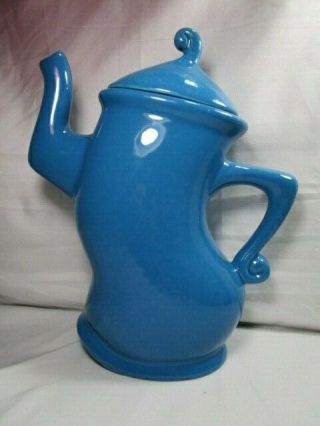 Ganz - Cheektowaga Whimsical Blue Teapot - Designed After The Cartoon