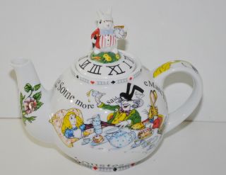 Disney Alice In Wonderland Cafe Paul Cardew Mad Hatter Tea Party Teapot Pot
