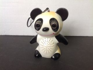 Vintage Cute Black & White Panda Bear Am Transistor Radio,  Icp
