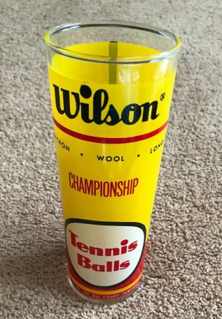 2 Vintage Wilson Championship Tennis Balls Drinking Glasses 3