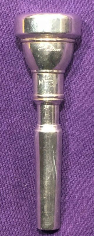 Vintage Holton Mf3 Trumpet Mouthpiece Silver Plated