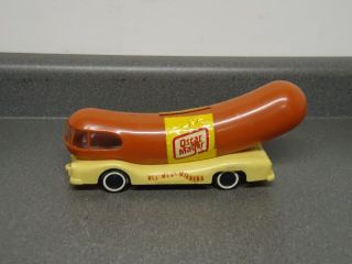 Vintage Oscar Mayer Wiener Mobile All Meat Wieners Toy Bank