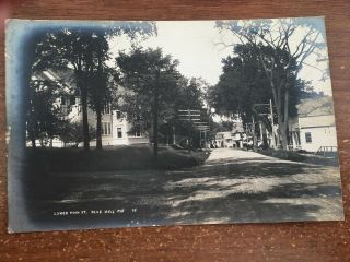A View Of Lower Main St Blue Hill,  Maine Me Rppc