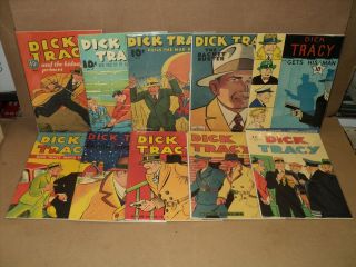 Dick Tracy Reprint Set Feature Books,  Chicago Tribune,  More 10 Comics (mag 42)