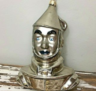 The Tin Man Wizard Of Oz 6 " Polonaise Glass Ornament Kurt Adler