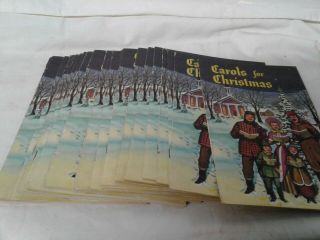 23 Vintage Promo Christmas Carol Booklet Rex R.  Gass Realty Ins Co Oak Ridge Tn