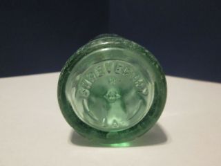 Shreveport La,  Rare Vintage Green Glass Embossed Coca Cola Bottle 6 1/2 Oz