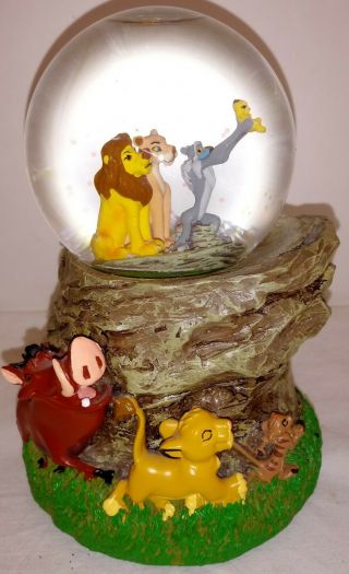 Walt Disney The Lion King Musical Snow Globe Water Pride Rock
