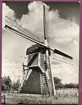 1930s Dutch Windmill In Holland Netherlands Photograph 3