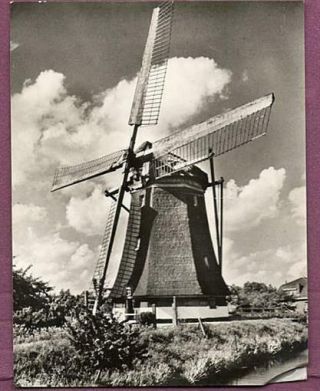 1930s Dutch Windmill In Holland Netherlands Photograph 5