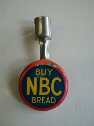 Vintage Buy Nbc Bread - Pencil Pocket Clip - Advertisment