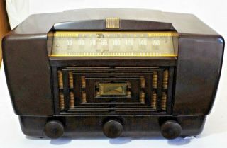 Old Vintage 1940s Rca Victor Superheterodyne Tube Radio Model 66x11 - -