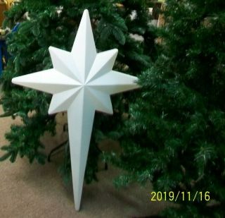 Vintage 39 " Union Products Star Of Bethlehem Lighted Blow Mold