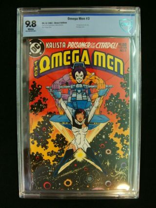Omega Men 3 Graded Cbcs 9.  8 First Appearance Of Lobo Dc Comics 1983 1st App