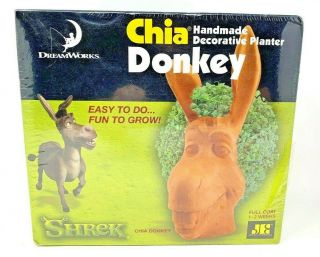 Chia Donkey Dreamworks Shrek Handmade Decorative Planter Plants Chiapet