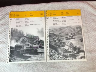 2 Rare 1970s Liebherr 991 Hydraulic Excavator Dealer Brochure Ads