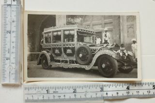 1930 ' s PHOTO INDIA - THE GOLDEN CAR RAJ of KASHMIR 3