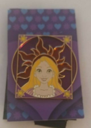 Rapunzel Stained Glass Reveal Conceal Royalty Tangled Disney Pin Princess