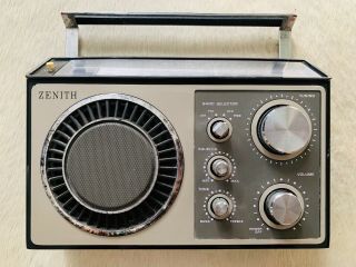 Vintage Zenith Fm Am Afs Psb Radio Model R 84 R84 3 Band Transistor