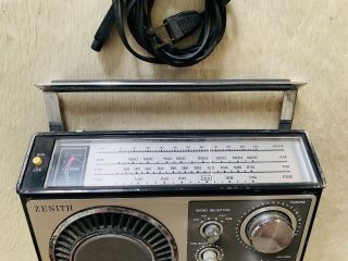 Vintage ZENITH FM AM AFS PSB Radio Model R 84 R84 3 Band Transistor 3