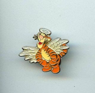 Jds Japan Disney Store Winnie The Pooh Friend Tigger As Angel Wings Halo Pin