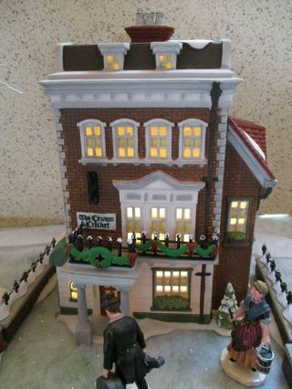 Christmas Village House,  Charles Dickens,  Crown & Cricket Inn,  Heritage,  Dept 56