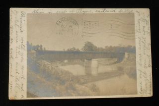Rppc 1907 Railroad Bridge East Of Payne Oh Paulding Co Ohio