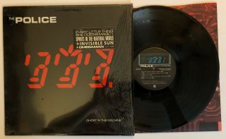 The Police - Ghost In The Machine - 1981 Us 1st Press (ex) Shrink,  Hype Sticker