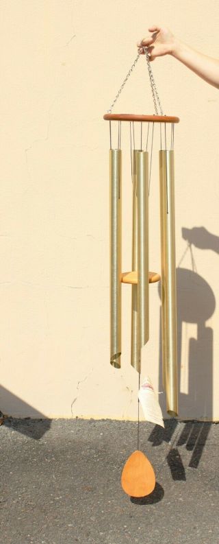 Vintage Catskill Mountain Windchimes Handcrafted Extra Large Wind Chime 60 " Long