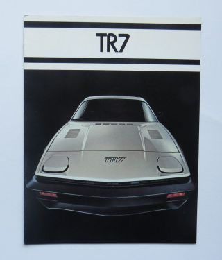 1977 Triumph Tr7 Brochure Vintage