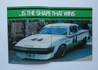 1977 Triumph TR7 Brochure Vintage 3