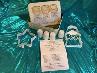 Hallmark Cards Angel & Sugar Cookie Cutters,  Recipe & Frosting Tips