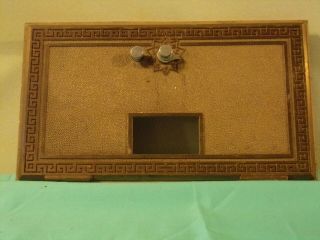 Vintage Brass Post Office Mail Box Door Large