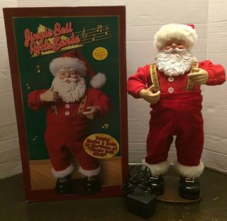 Jingle Bell Rock Dancing Santa Rock & Roll Christmas 1998 1st Edition Vintage