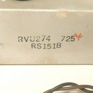 vIntage RCA VICTOR MONO TUBE AMPLIFIER,  MODEL RS151B - good for guitar work too 2