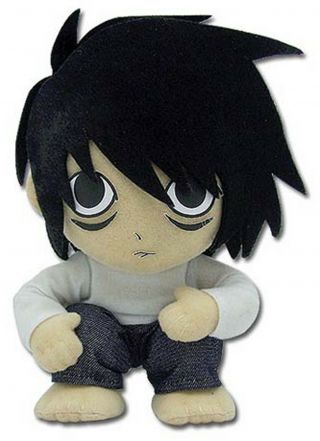 Death Note 8 " L Plush Figure Official Great Eastern Company