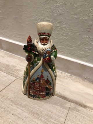 Santa Grandfather Frost - Jim Shore Russia Matryoshka St Petersburg Christmas 7 "