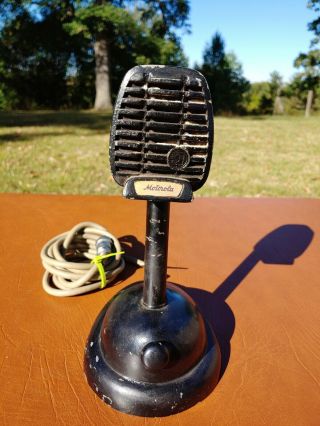 Vintage Sure Cr84 Microphone Cb Ham Radio Motorola