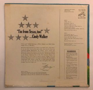 Willie Nelson - Texas In My Soul - 1968 Stereo 1st Press VG,  Ultrasonic 3