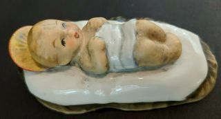 Goebel Hummel Figurine Baby Jesus In A Manger 214a For Christmas Nativity Scene