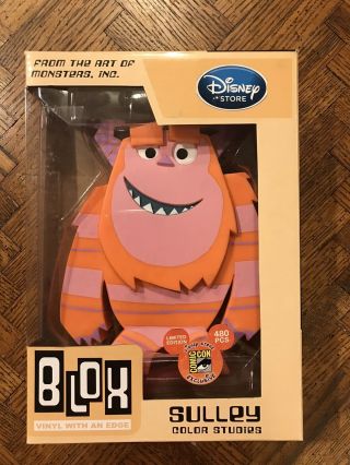 Orange Sulley Blox Funko Pop Sdcc 2012 Comic Con Le Disney Pixar Monsters Inc