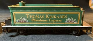 Hawthorne Village Thomas Kinkade Christmas Express Train Engine And Coal Car 3