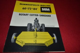 Minneapolis Moline Rotary Cutter Shredder Dealer 