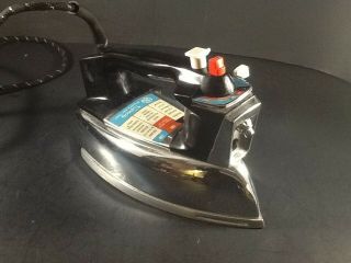 Vintage G E General Electric Steam Dry Clothes Iron Hif76