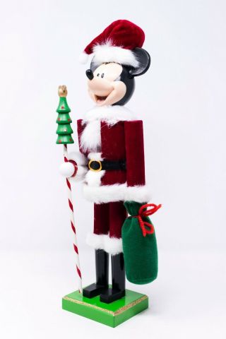 Walt Disney ' s Mickey Mouse Santa Christmas Joy Nutcracker 14” Disney Nutcracker 2