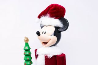 Walt Disney ' s Mickey Mouse Santa Christmas Joy Nutcracker 14” Disney Nutcracker 3