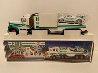 1991 Hess Toy Truck And Racer - Nib - Hess Truck