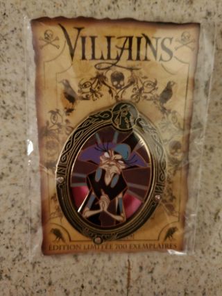 Disney Dlrp Villains Jeweled Oval Frame Emperors Groove Yzma Le 700 Pin