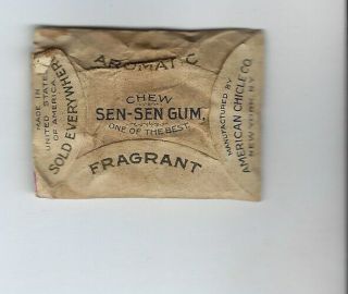 1900? Pack of SEN - SEN Chewing Gum,  York American Chicle Co.  Breath 2