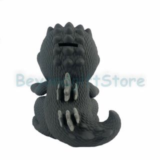 Cute Godzilla PVC Bust Coin Bank 3D Toy Figure Piggy Bank Coin Collector 2